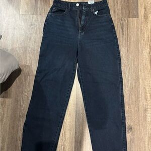 H&M Wide-Leg Jeans in Dark Indigo